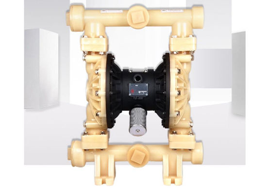 PVDF DN125 2 นิ้วนิวเมติกปั๊มไดอะแฟรมคู่